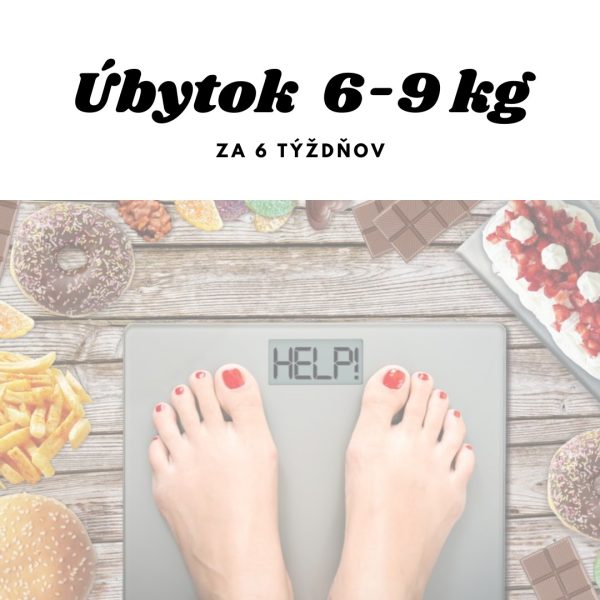 Úbytok 6-9kg za 6 týžňov